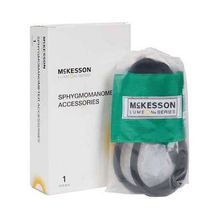 Mckesson Blood Pressure Cuff and Bulb, Nylon, Small Cuff, Green, 13.9-19.5cm, Child 01-865-9CGRGM
